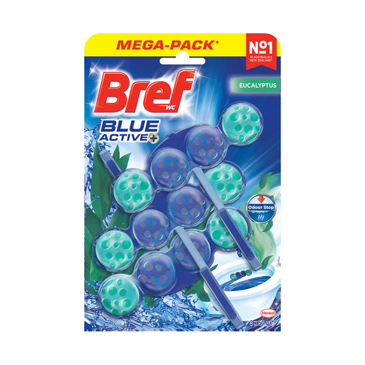 Bref Cage Blue Active Eucalyptus 50g 3pk