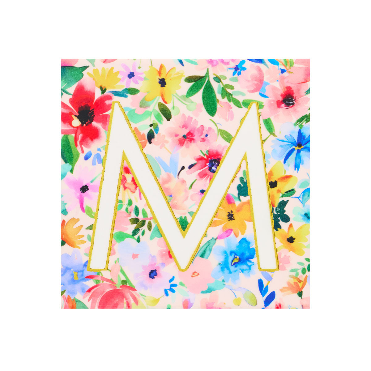 Monogram Multi Floral Coaster SMACKJEL