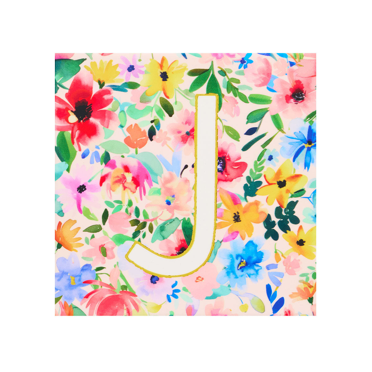 Monogram Multi Floral Coaster SMACKJEL