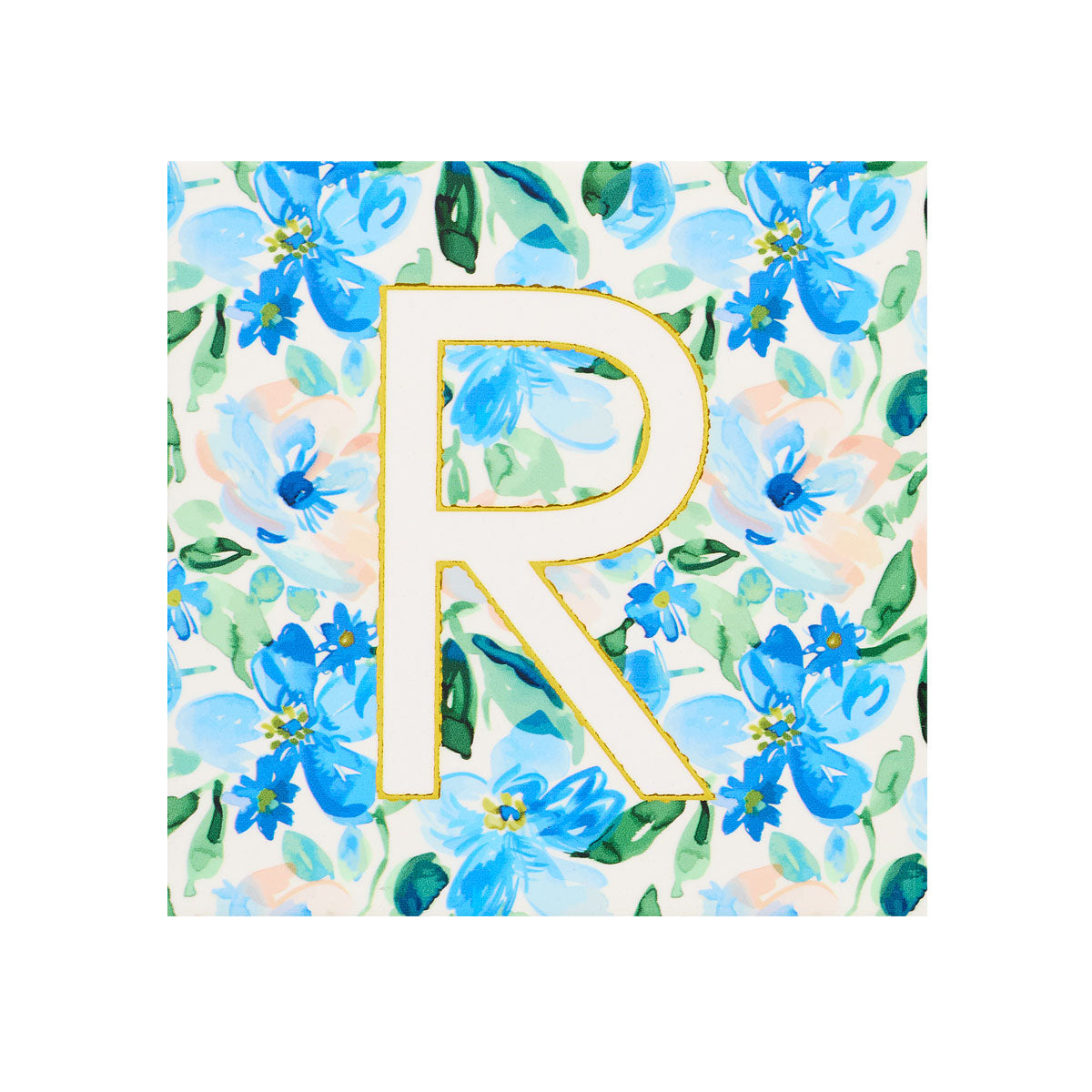 Monogram Multi Floral Coaster RBTPVNGH