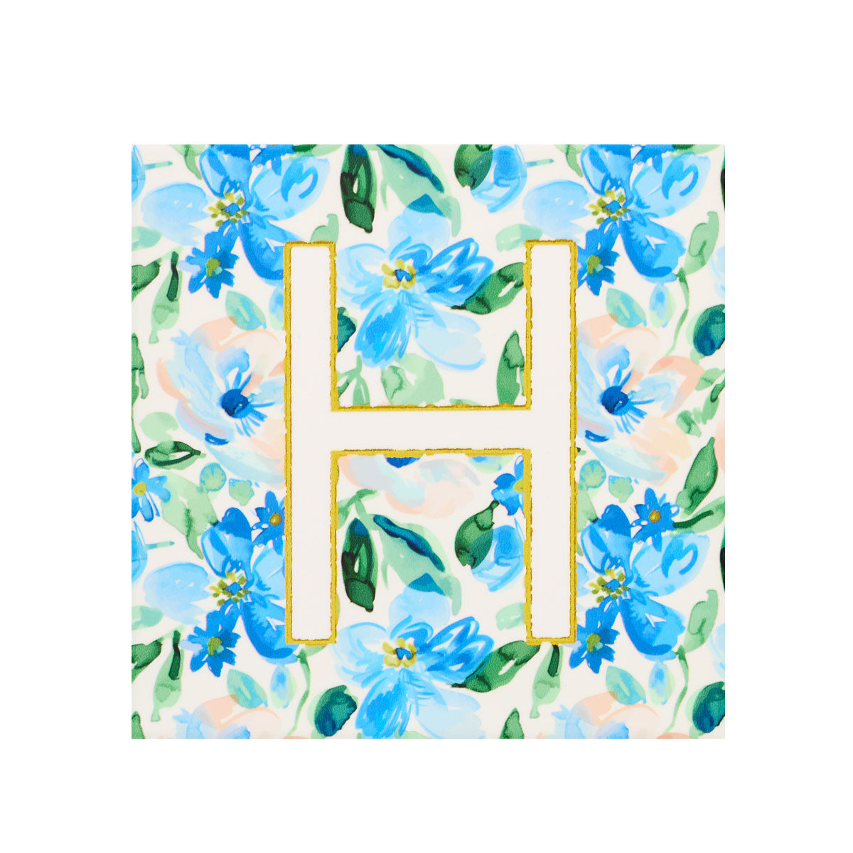 Monogram Multi Floral Coaster RBTPVNGH