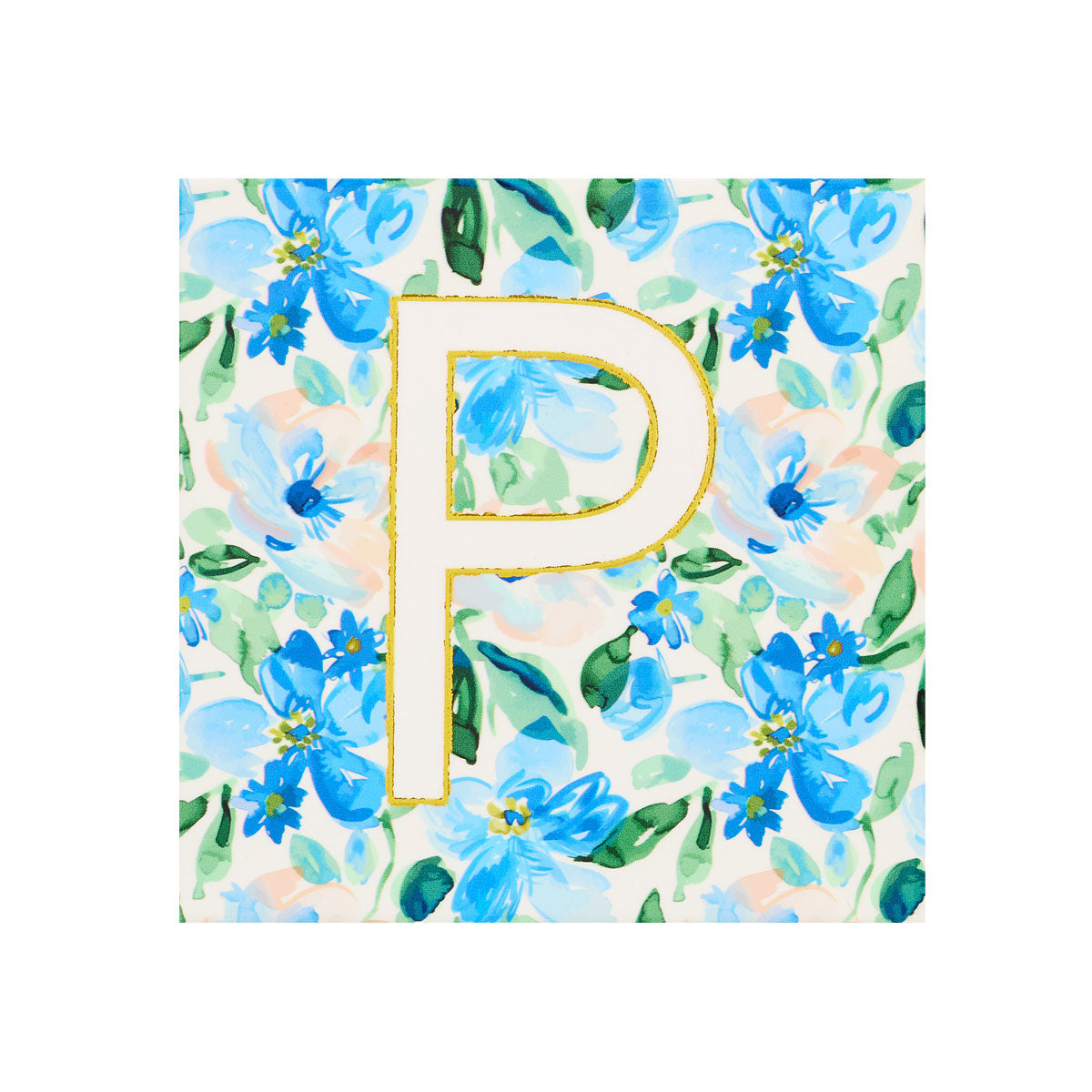 Monogram Multi Floral Coaster RBTPVNGH