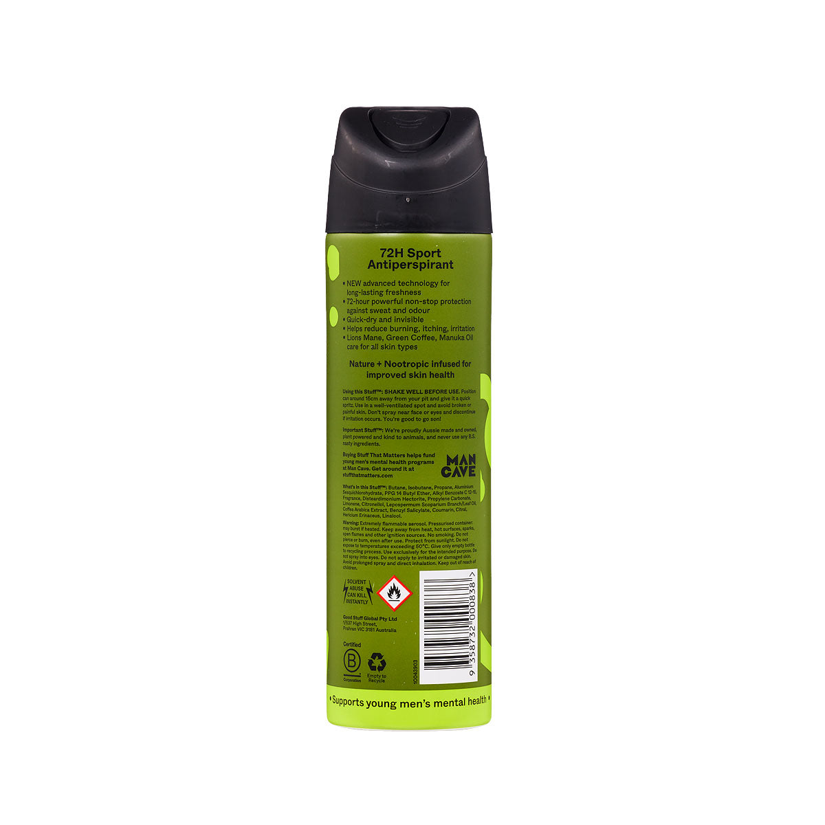 Stuff That Matters Antiperspirant Spray Sport 130g