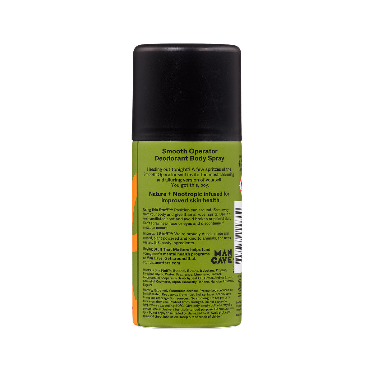 Stuff That Matters Deodorant Body Spray Smooth Operator 100g