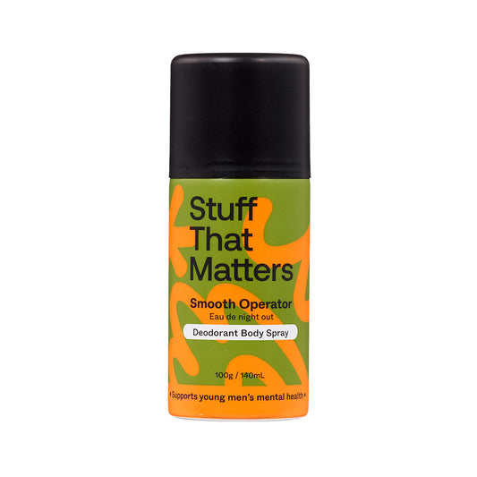 Stuff That Matters Deodorant Body Spray Smooth Operator 100g