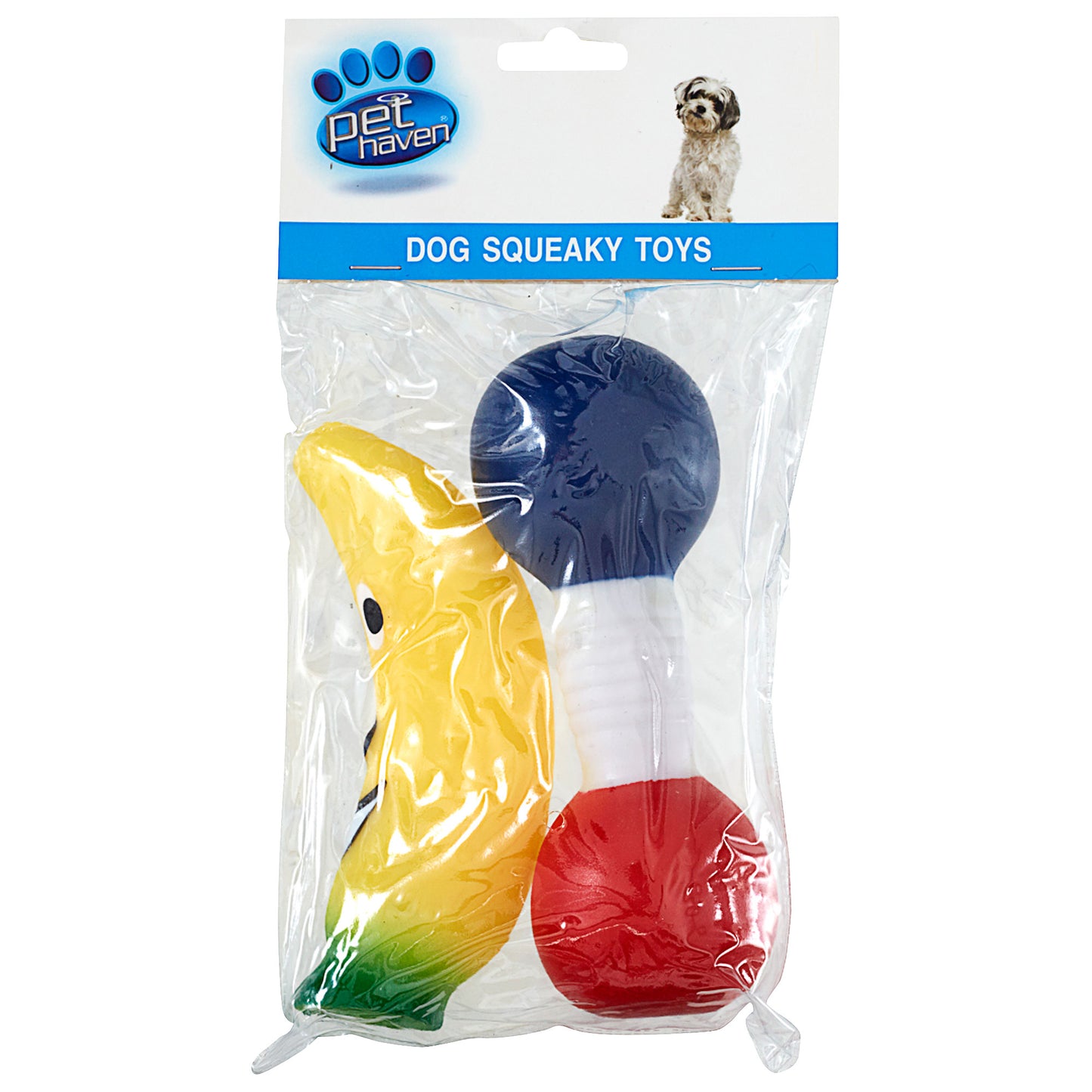 Toy Dog Squeaky 2pk