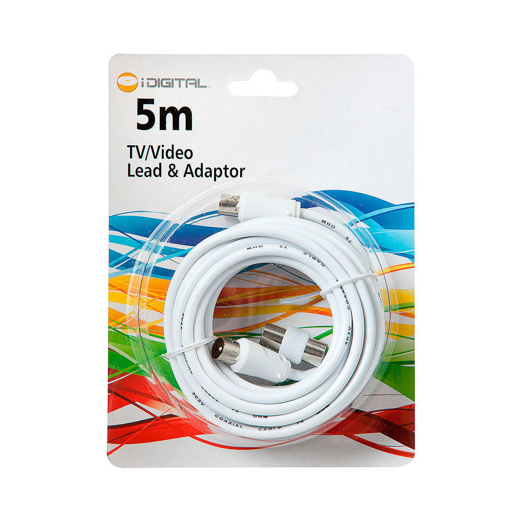 TV/Video Lead & Adaptor 5m