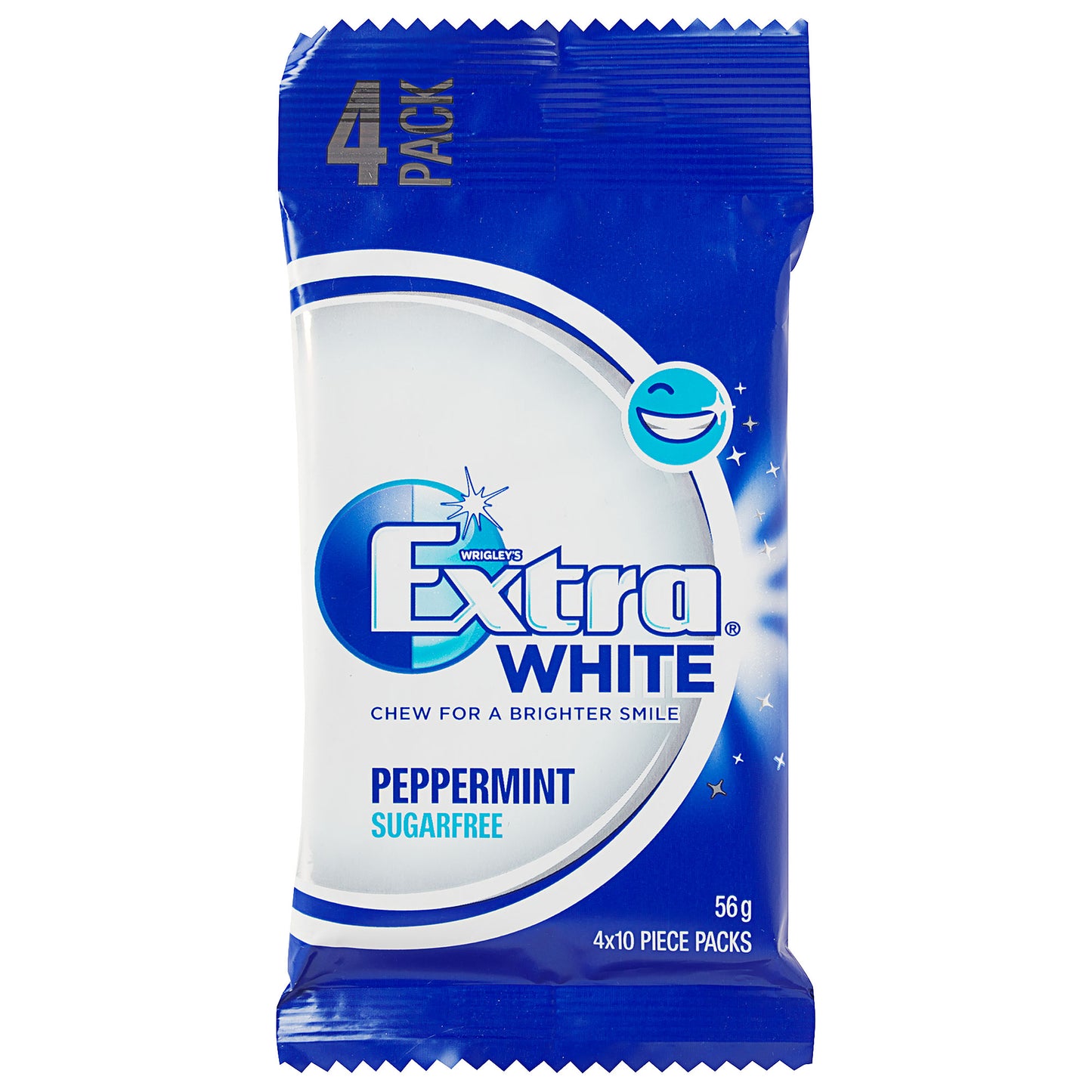 Wrigley's Extra Peppermint Chewing Gum 20pcs 4pk