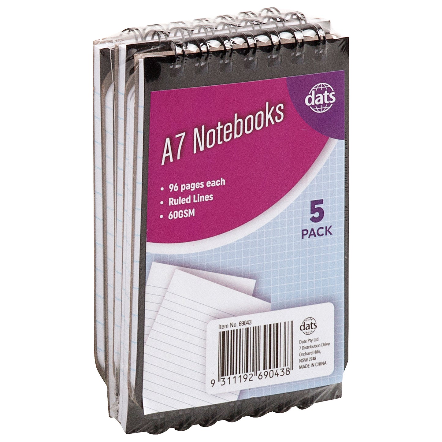 A7 Notebook 5pk