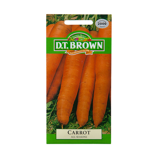 Dt Brown All Seasons Carrot Seeds 2000pc