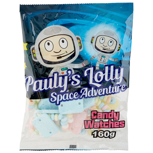 Pauly's Lolly Space Adventure Candy Watch Sharebag 160g