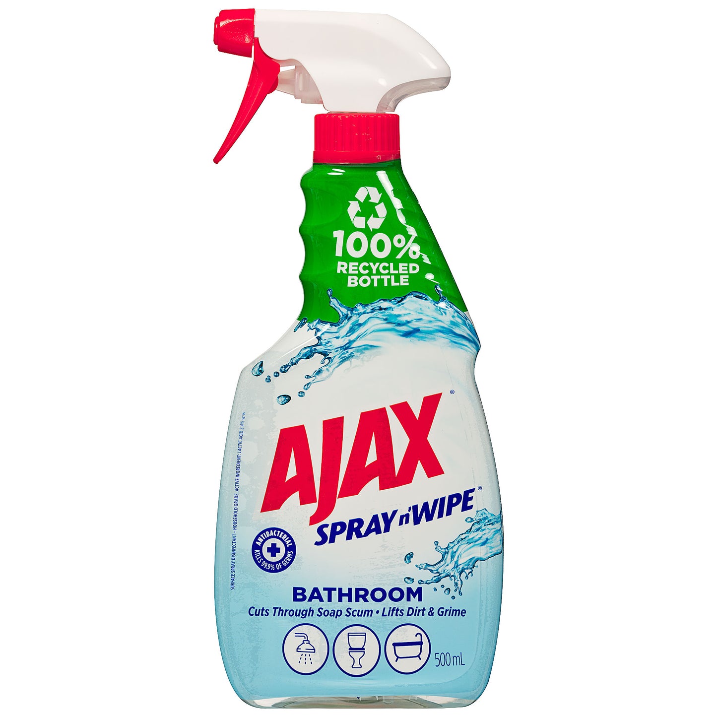 Ajax Spray N Wipe Bathroom 500mL