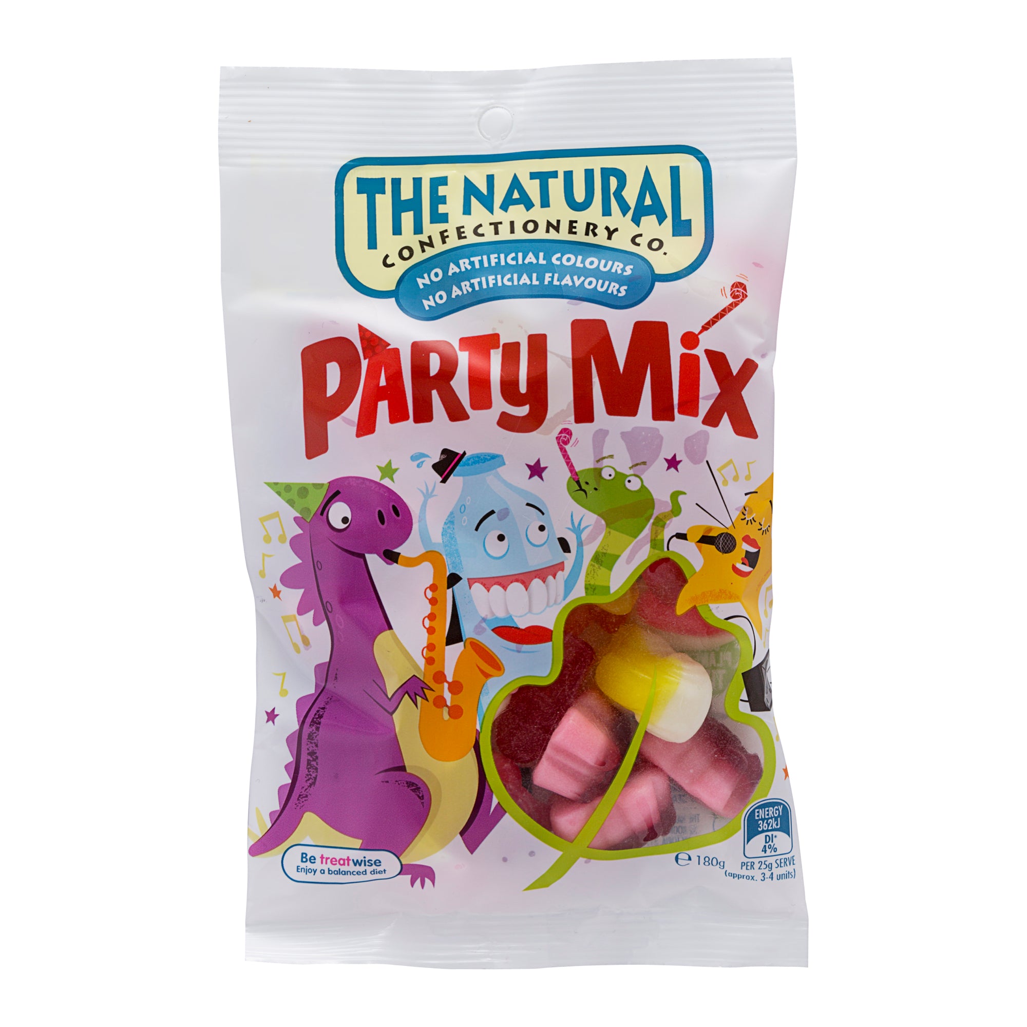 The Natural Confectionery Company Party Mix Bag 180g – The Reject Shop