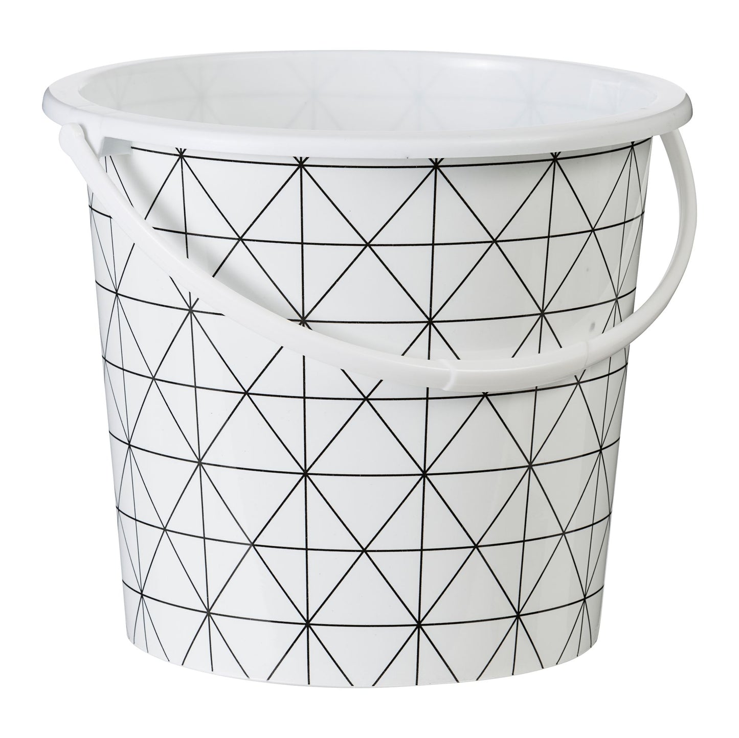 Vesta Printed Bucket with Handle 10L Assorted