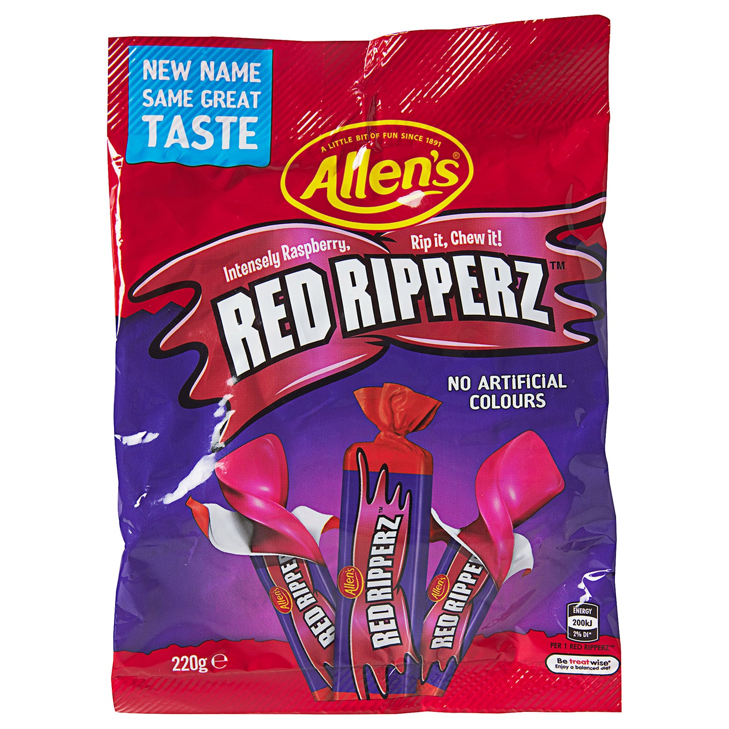 Allen's Red Ripperz 220g