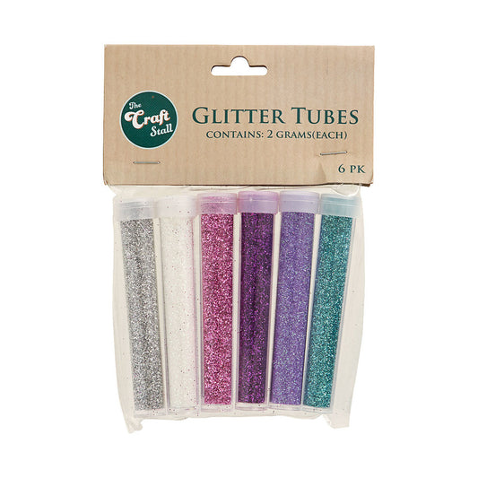 The Craft Stall 2gm Glitter Tubes