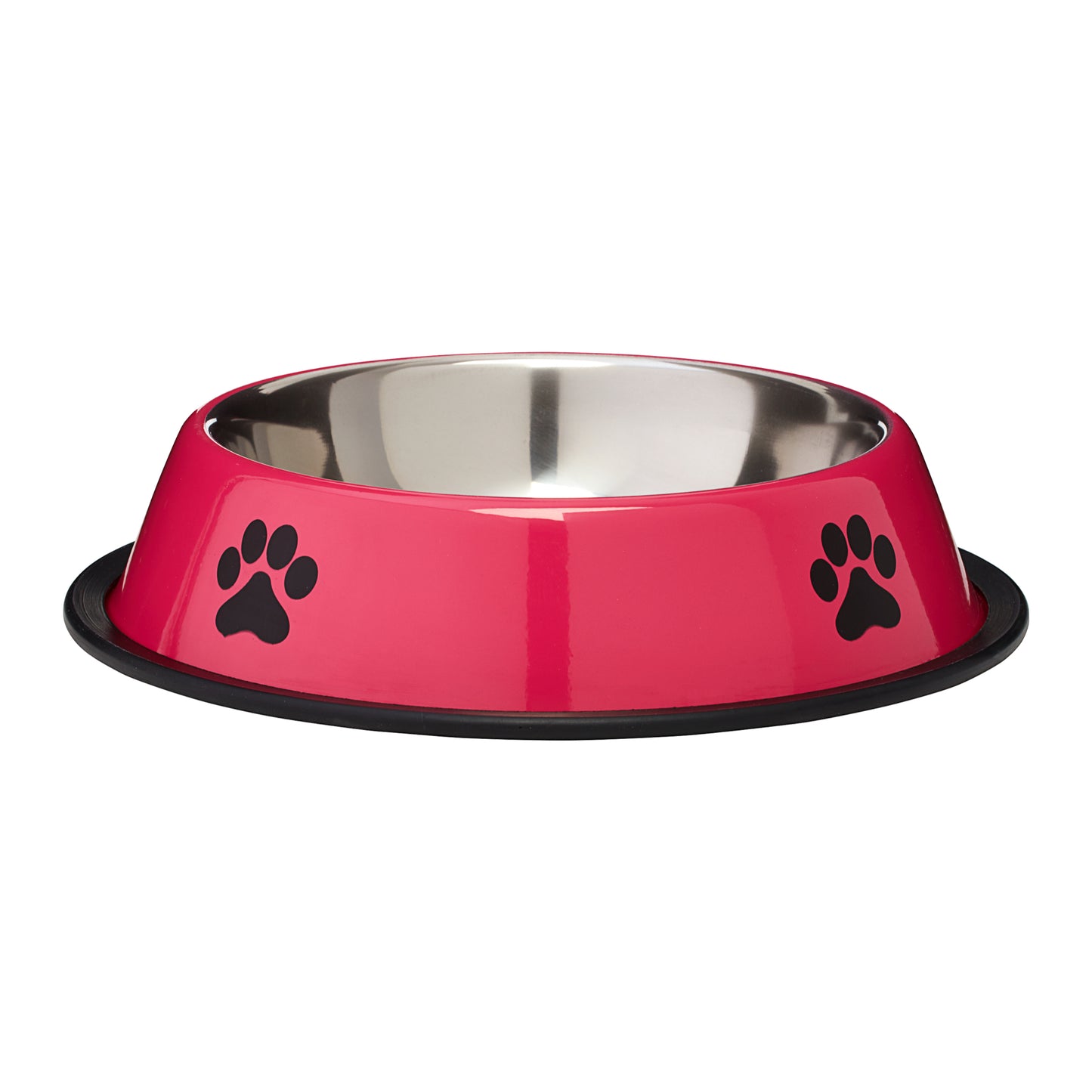 Dog Bowl Stainless Steel With Paw Print 30cm