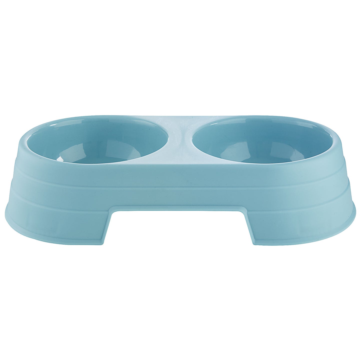 Double Pet Bowl Plastic