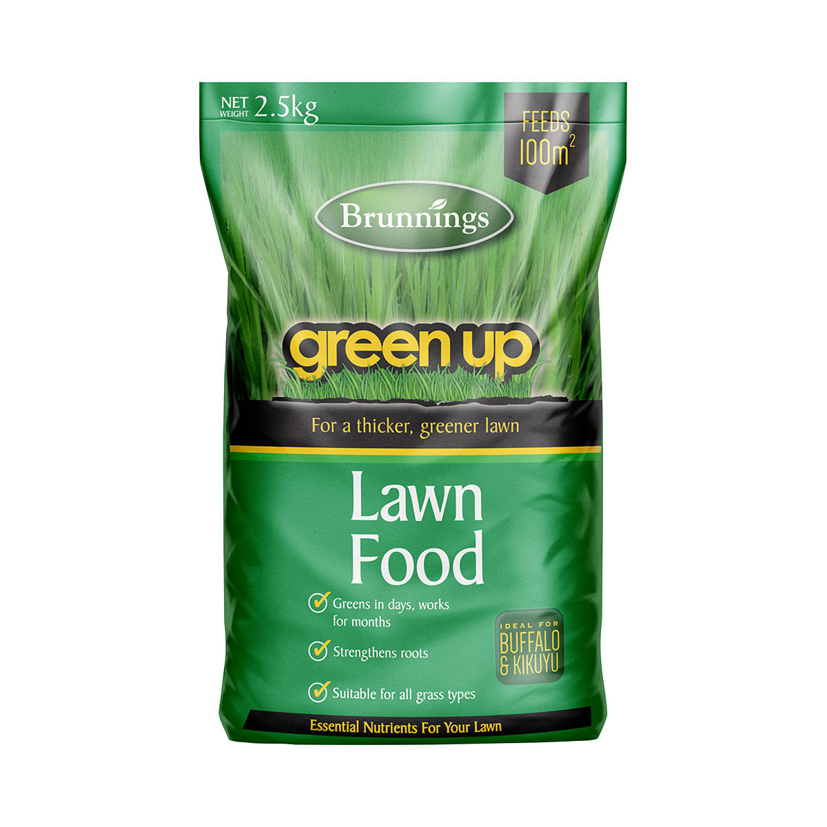 Brunnings Green Up Lawn Food 2.5kg