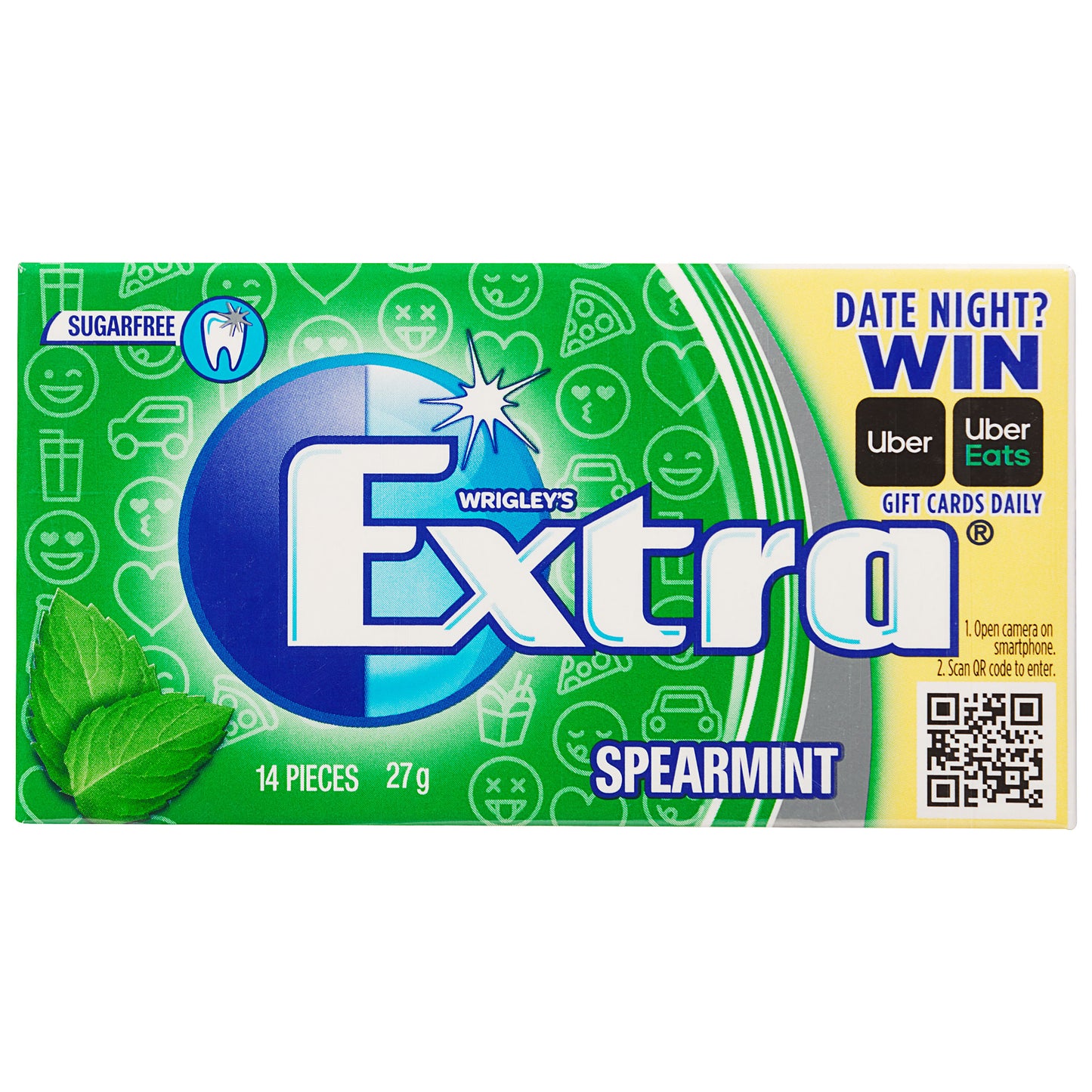 Wrigley's Extra Spearmint Chewing Gum 14pcs