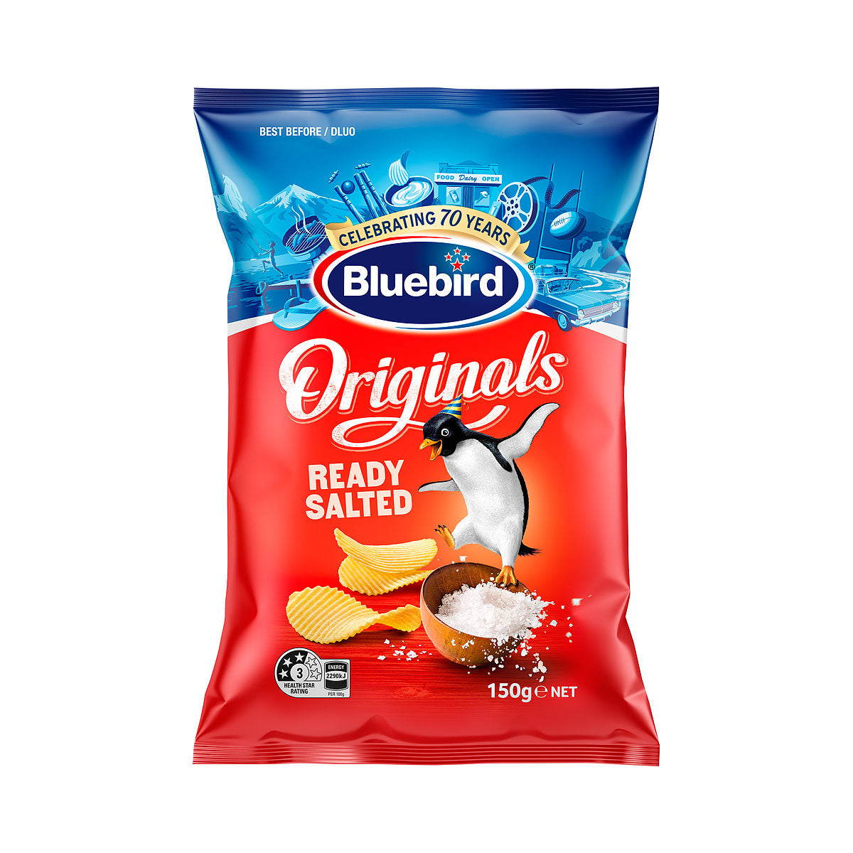 Bluebird Original Cut Salted 150g