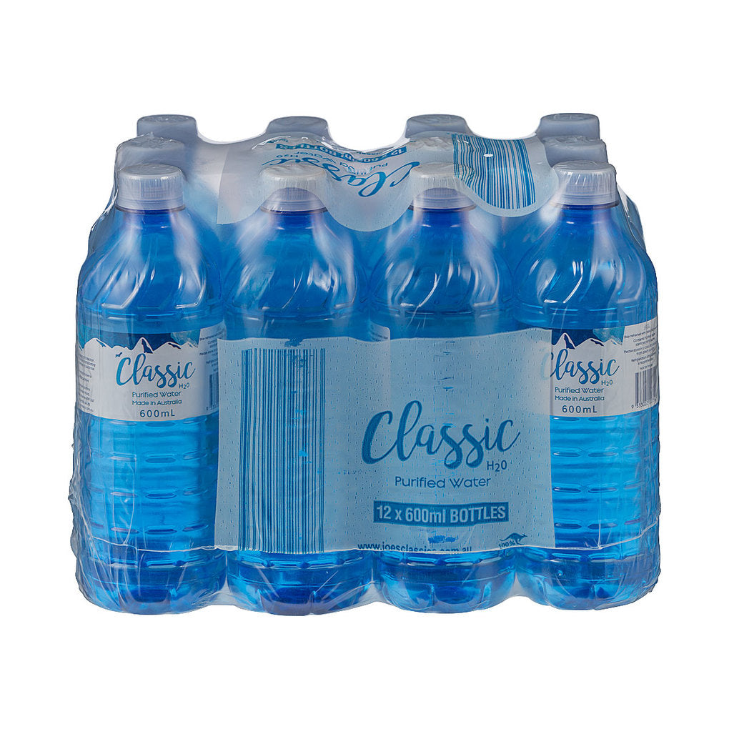 Classic H2O Water 600mL 12pk