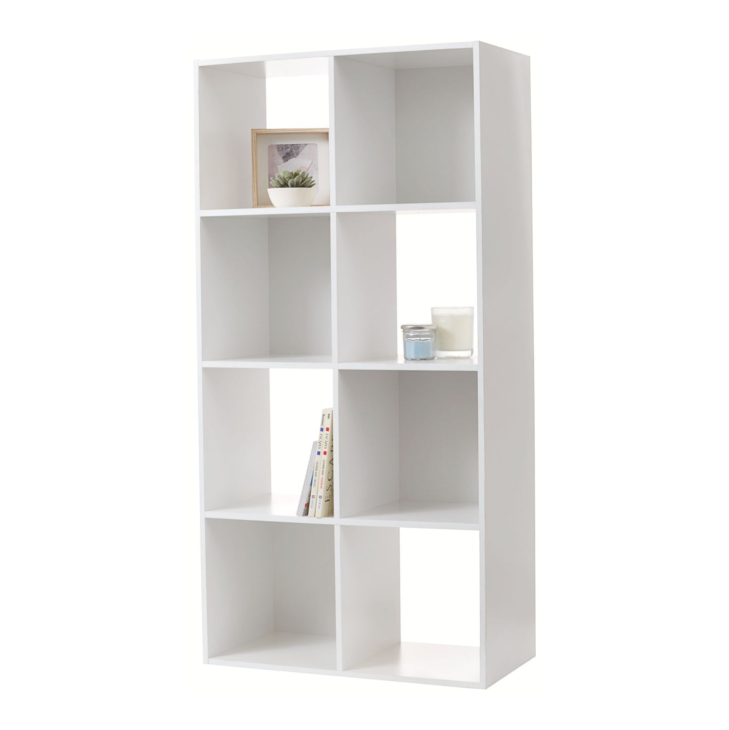 8 Cube Storage Unit White