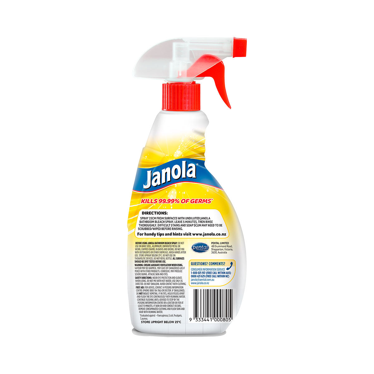 Janola Bathroom Spray Lemon 500mL