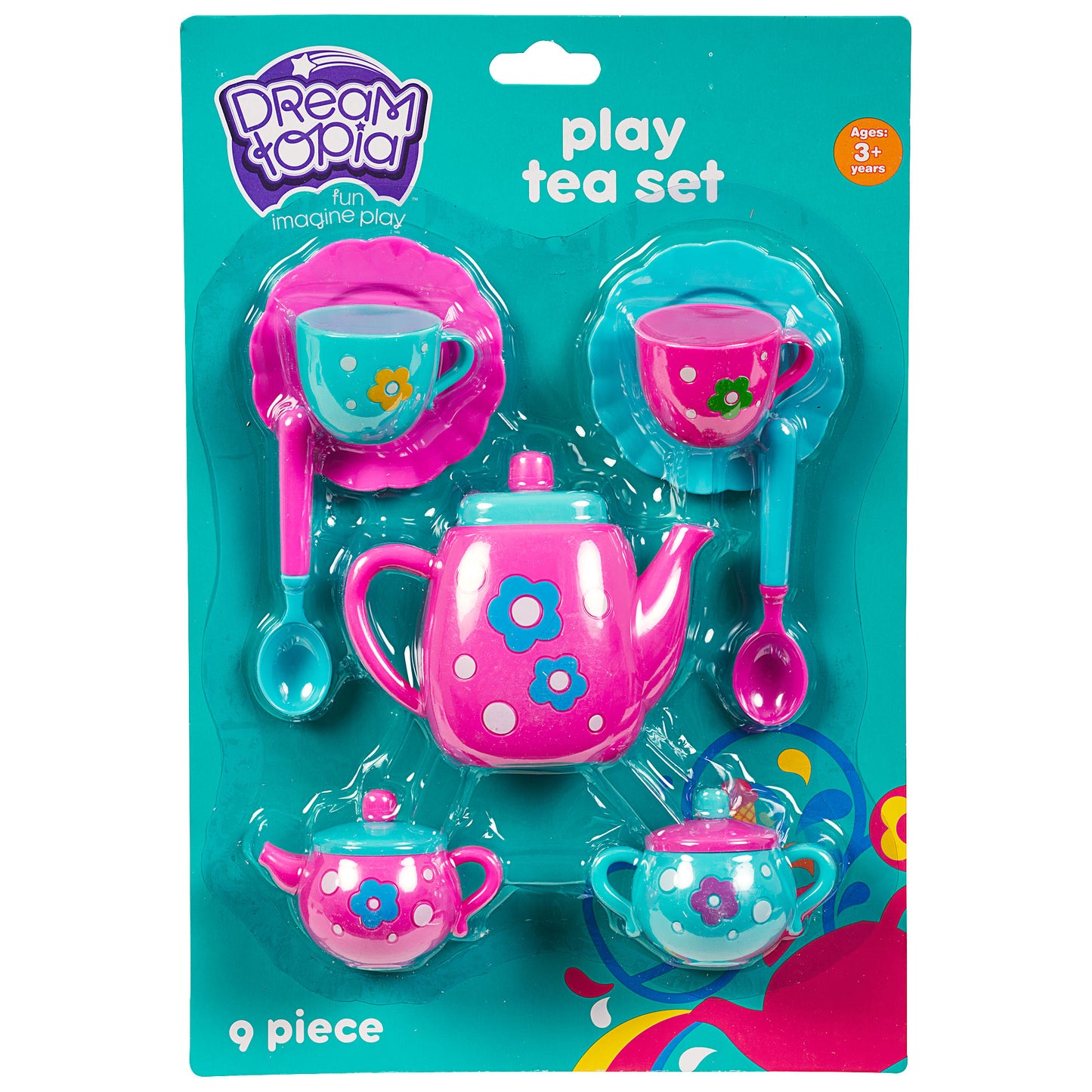 Dreamtopia 9 Piece Play Tea Set