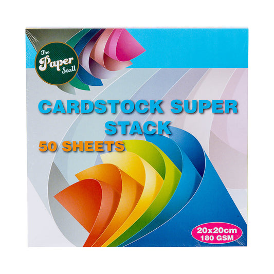 Craft Cardstock 20x20cm 50 Sheets