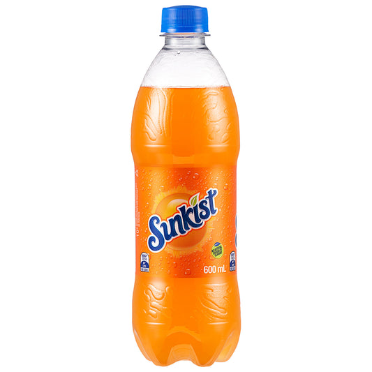 Sunkist Orange Soft Drink 600mL