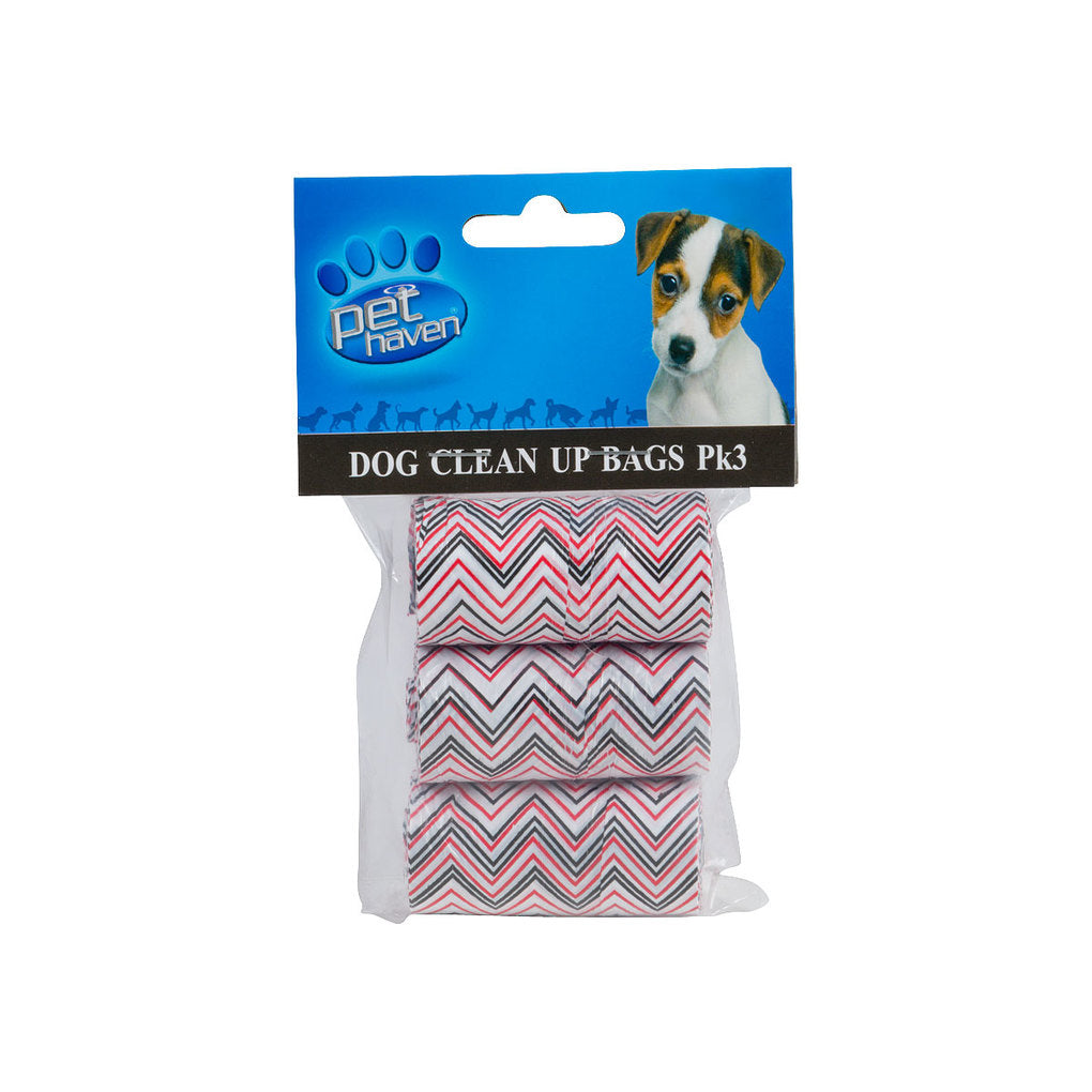 Pet Haven Dog Clean Up Bags 3pk