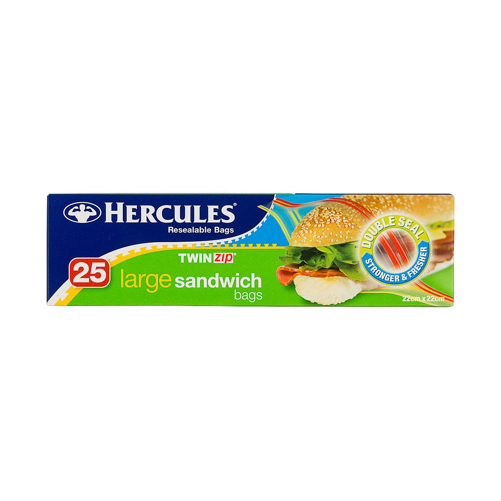 Hercules Large Sandwich Bag 25pk