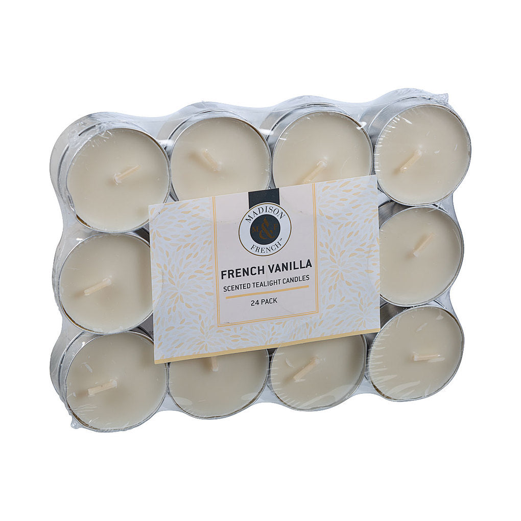 Tealight Candle French Vanilla 24pk