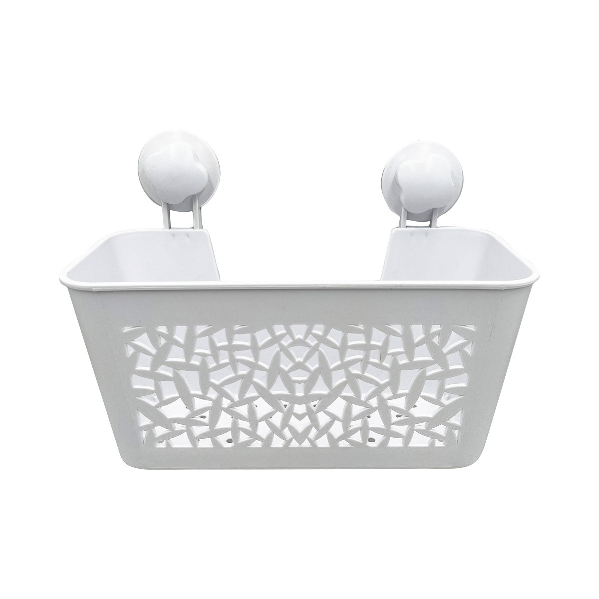 Bathroom Basket Suction Large White