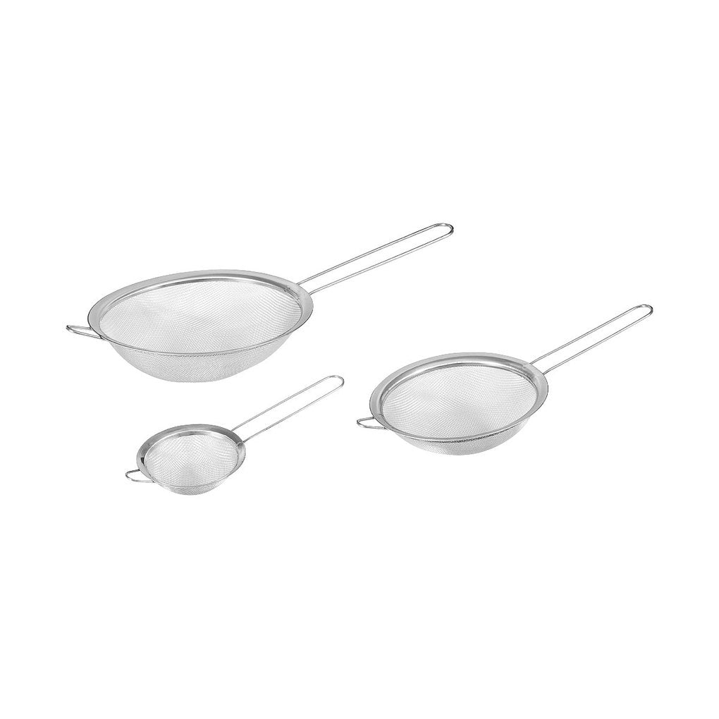 Stainless Steel Strainer 3pc The Reject Shop