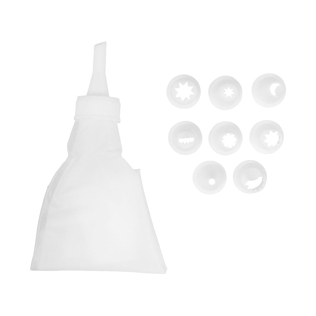 Piping Bag With 8 Nozzles