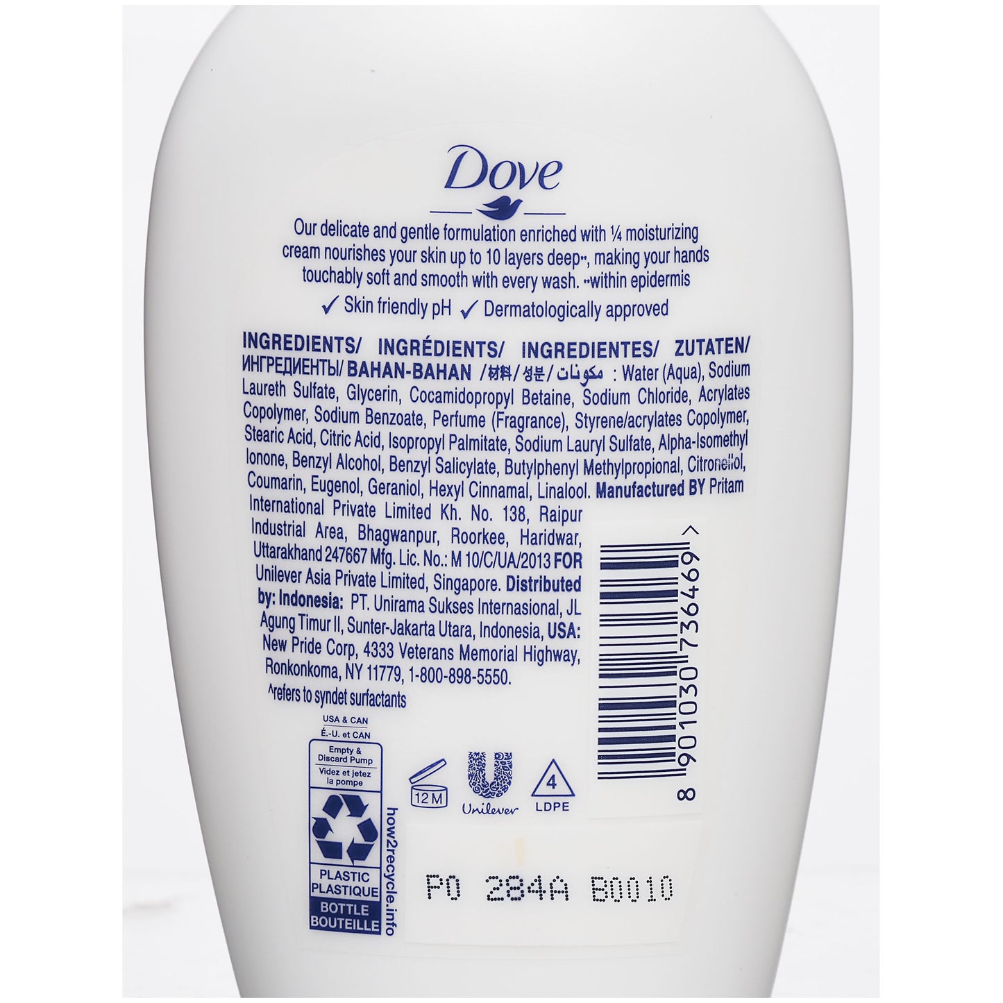 Dove Original Hand Wash 250mL