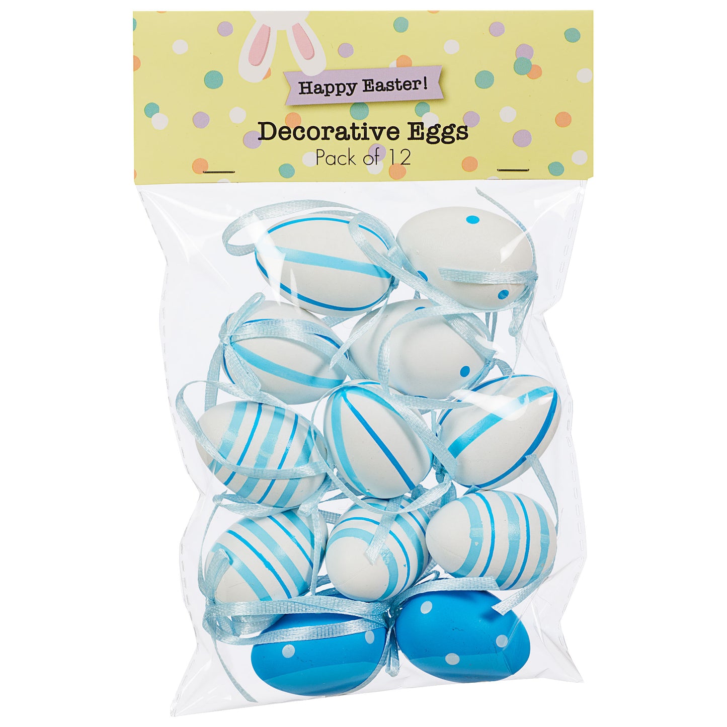 Easter Decorative Egg 12pk Assorted