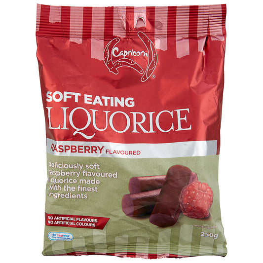 Capricorn Raspberry Liquorice 250g