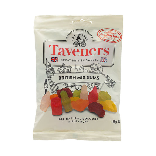 Taveners British Mix Gum 165g