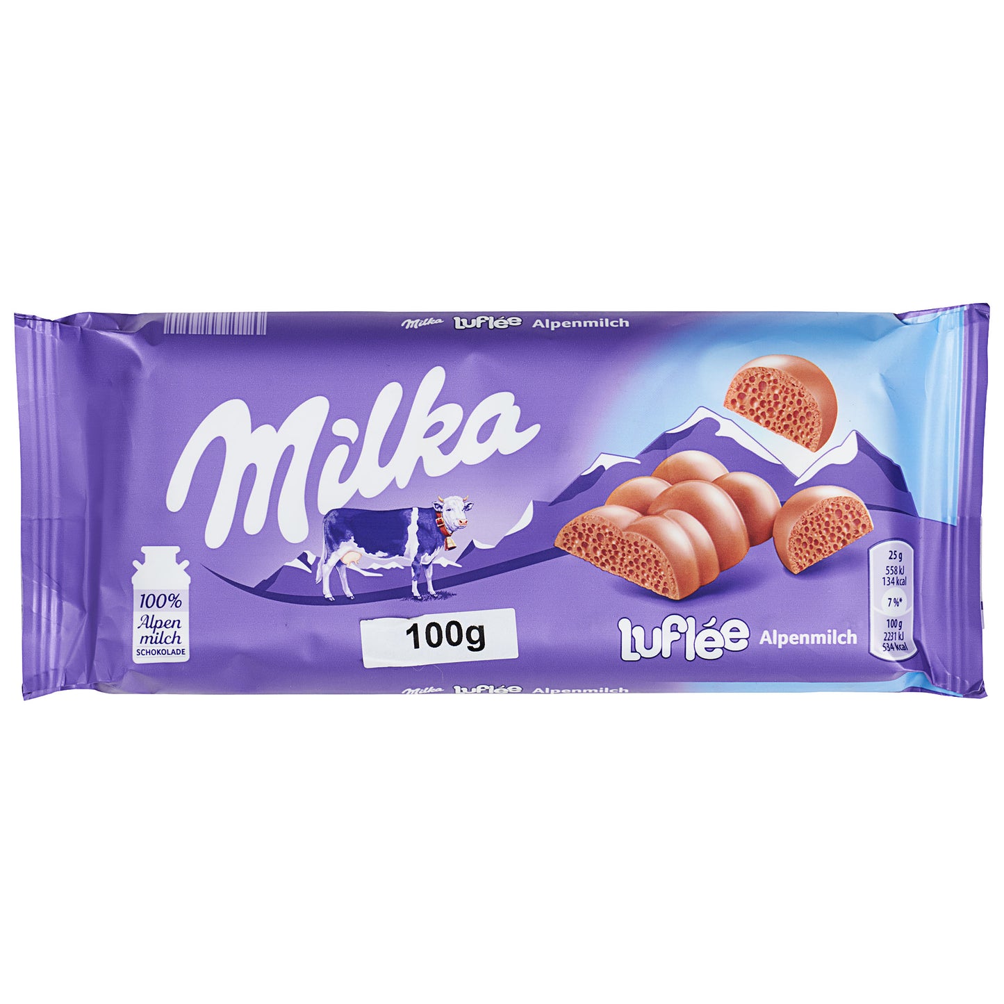 Milka Luflee Bubbly Chocolate 100g