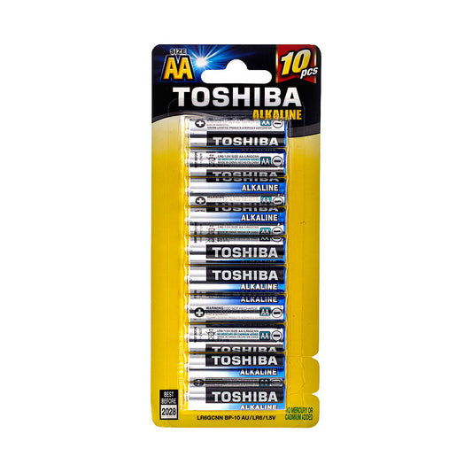 Toshiba AA Alkaline Battery 10pk