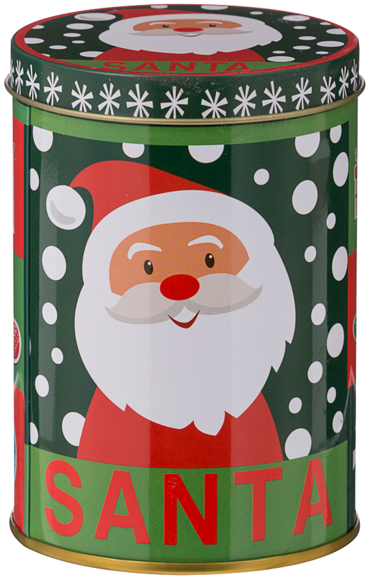 Christmas Round Tin With Hard Candy 60g