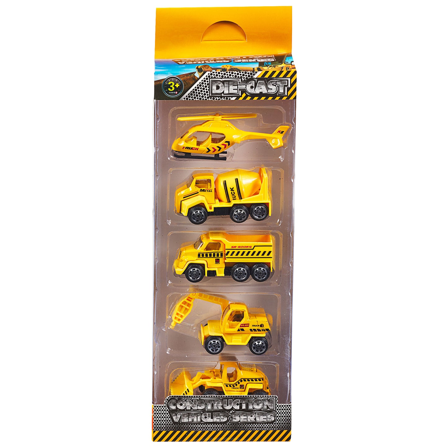 Die-Cast Construction Vehicles 5pk