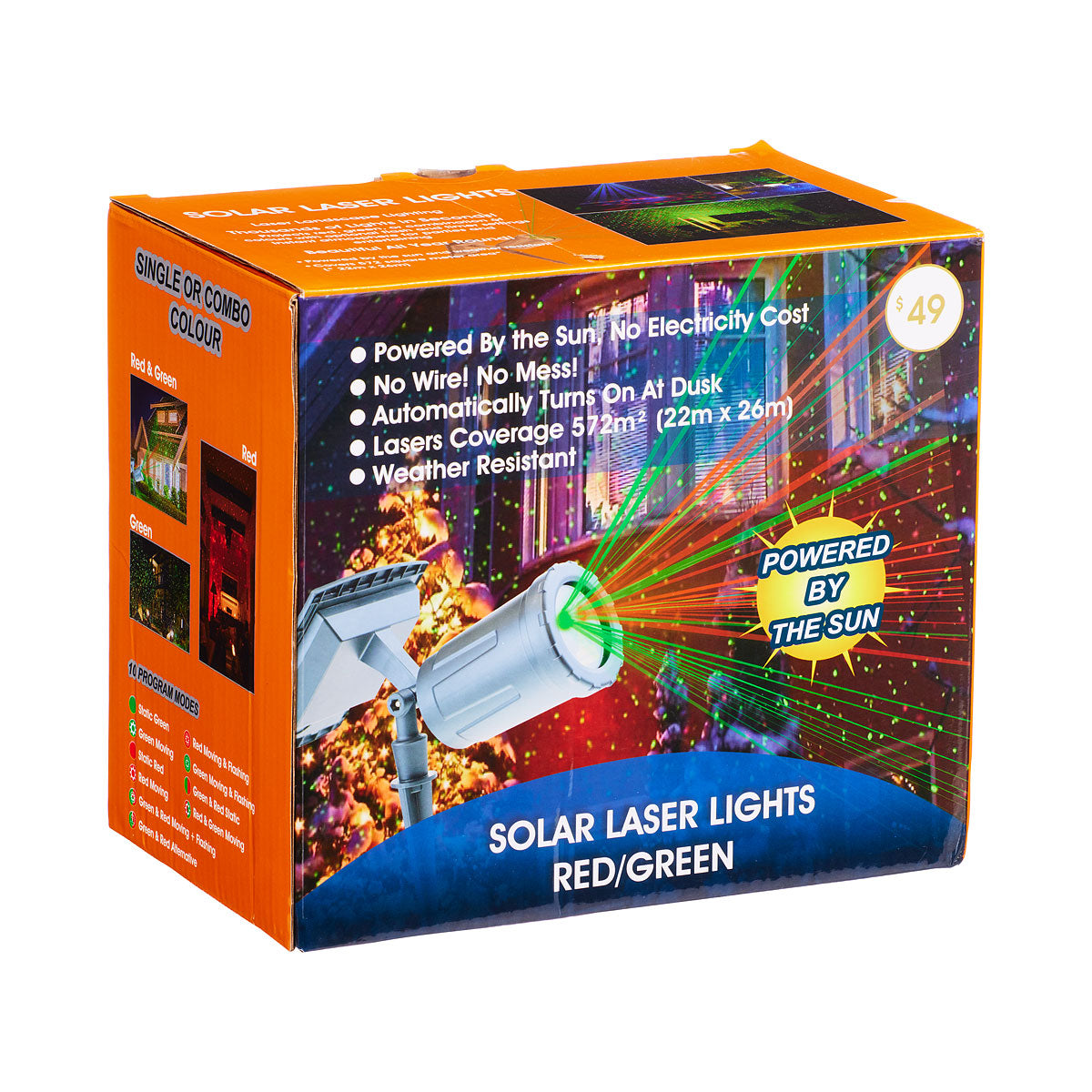 Christmas Solar Laser Light Red/Green