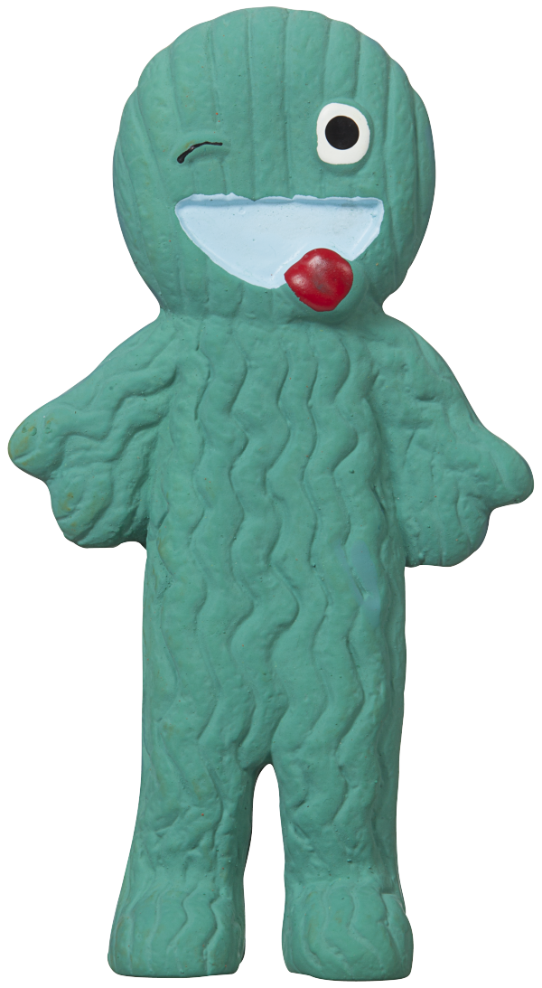 Pet Haven Latex Gingerbread Man Squeaky Toy