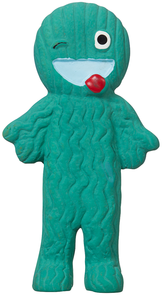 Pet Haven Latex Gingerbread Man Squeaky Toy