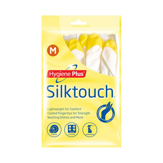 Hygiene Plus Silk Touch Gloves Medium 1pk