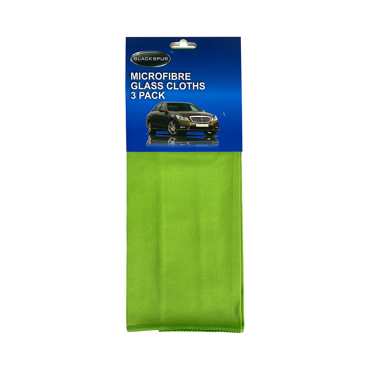 Blackspur Microfibre Glass Cloth 3pk